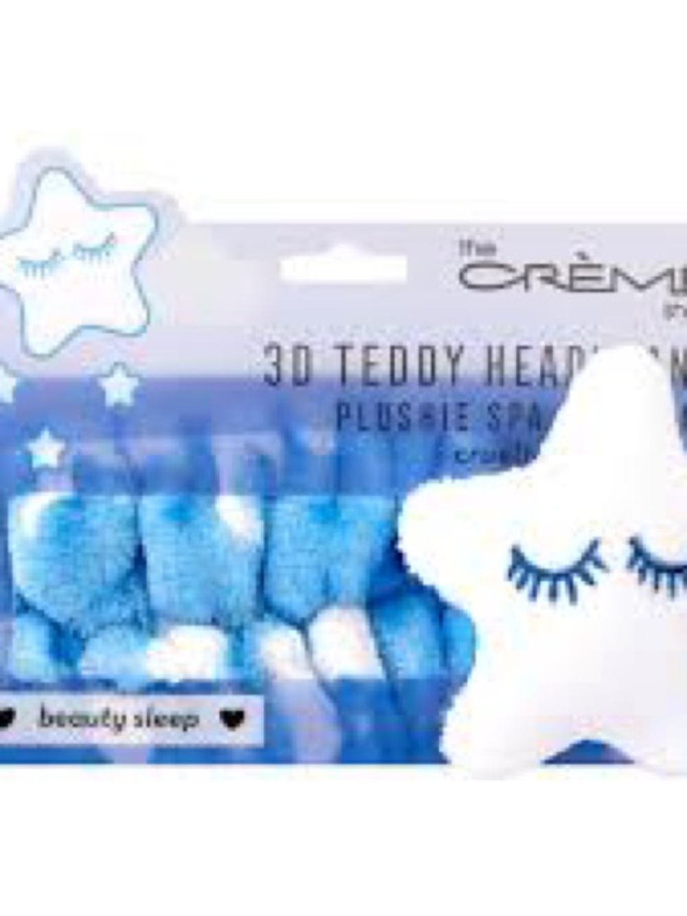 The Crème Shop Blue 3D Teddy Headband